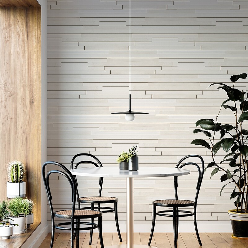 Champagne Honed Limestone Accent Tiles Elevations Pattern