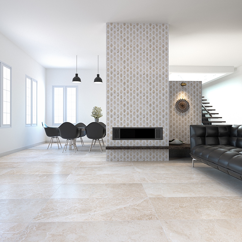 Diana Royal Honed Marble Collection, Honed Marble Floor Tile