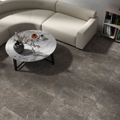 Silver Drop Honed  Marble Tile 12×24 (TL16353)