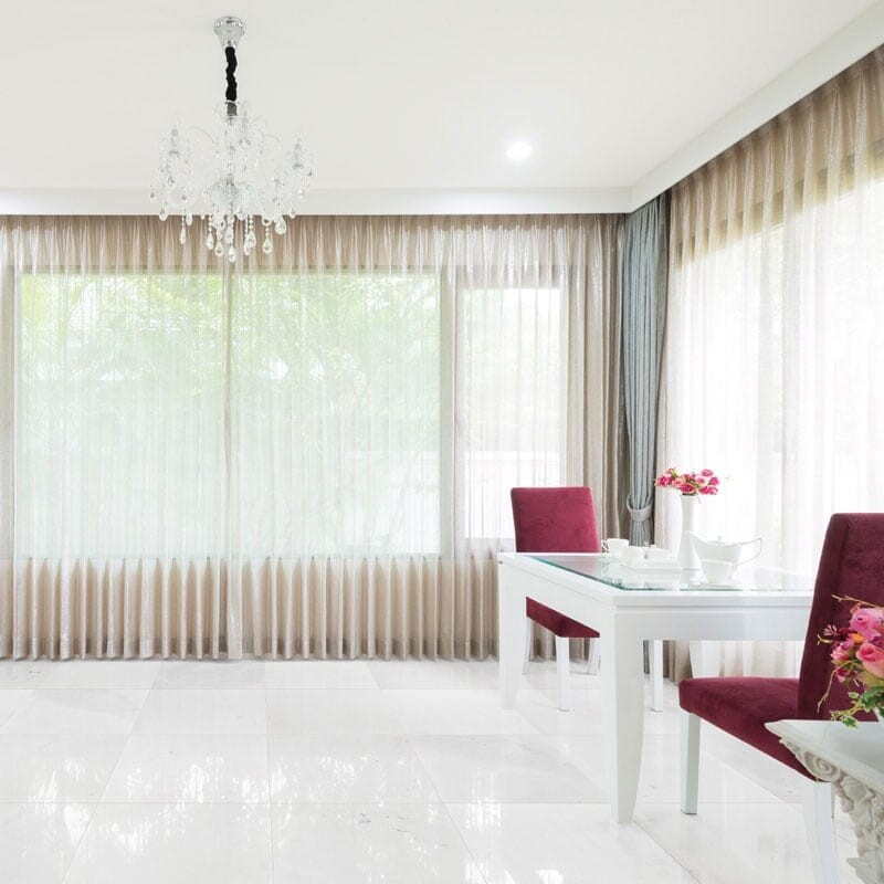 Aspen White Polished Marble Tiles 18×18
