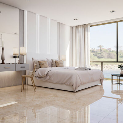 Cappuccino Polished Marble Tile 18×18 (TL17175)