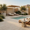 Ivory Vein Cut Honed Travertine Tiles 12×24