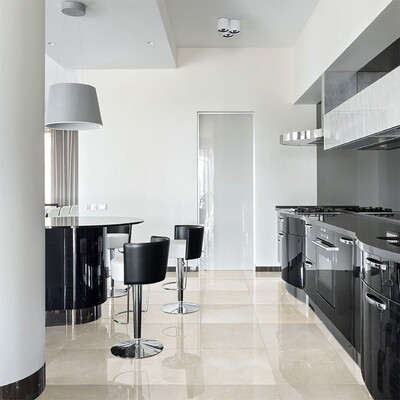 Dahlia Beige Polished Marble Tile 24×24 (TL17334)