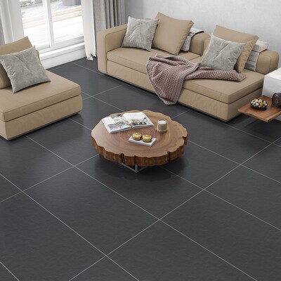Logan Antrasit Matte  Stone Look Porcelain Tile 24×48 (TL17425)