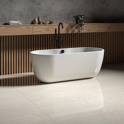 Marfil Polished Marble Tile 12×48 (TL17437)