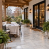 Skyline Textured Marble Pavers Versailles Pattern (TL17729)