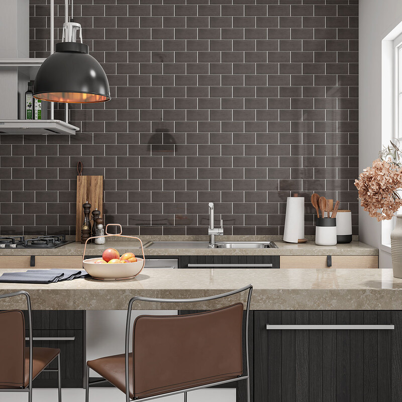 Barn Glossy Subway Ceramic Tiles 3×6