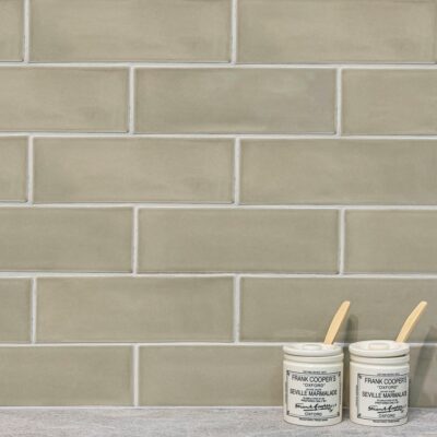 Latte Glossy Ceramic Tile 3×9 (TL18328)