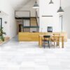 Opium White Honed Marble Tiles 12×24 (TL18649)