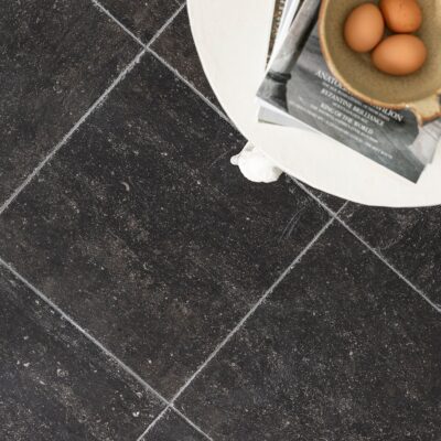Belgium Blue Brushed Chiselled Limestone Tile 16×16 (TL18859)