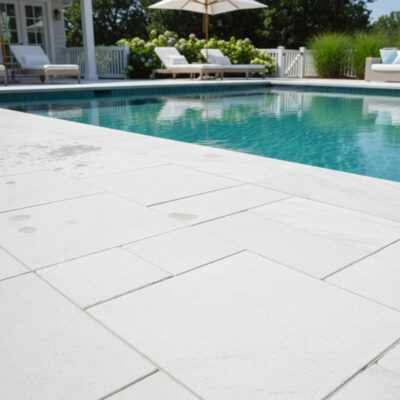 Skyline Vein Cut Textured  Marble Pavers Versailles Pattern (TL18887)
