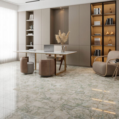 Calacatta Green Polished Marble Tile 12×24 (TL19211)