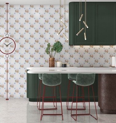 Azulejos de mármore texturizado Silver Shadow Subway 3×12