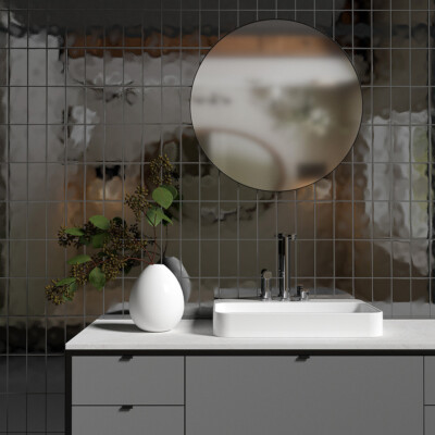 Bronze Multi Finish Subway Ceramic Tile 3×6 (TL19750)