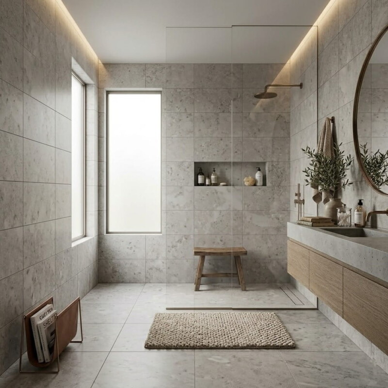 Piastrelle in marmo levigato chiaro Allure 12×24