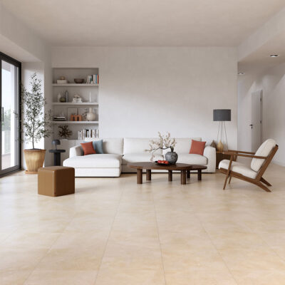 Ivory Light Patika Filled  Travertine Tile 18×18 (TL20947)