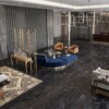 Black Honed Marble Tiles 4×48