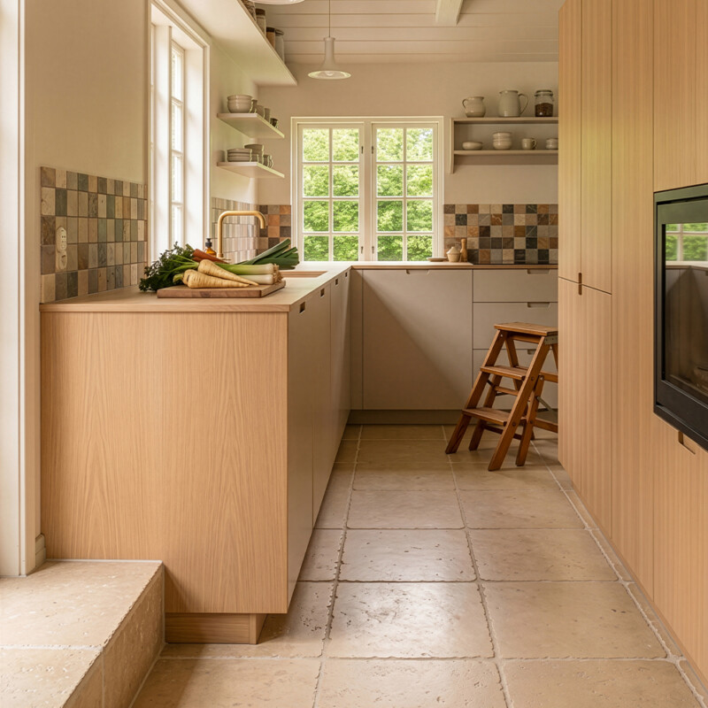 Desert Path Brushed Limestone Tiles 16×16 (TL21018)