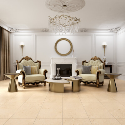 Desert Path Brushed  Limestone Tile 16×16 (TL21018)