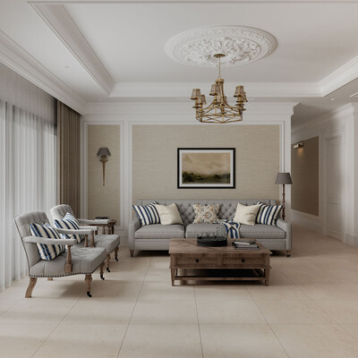 Desert Path Beige Brushed  Limestone Tile 24×24 (TL21020)