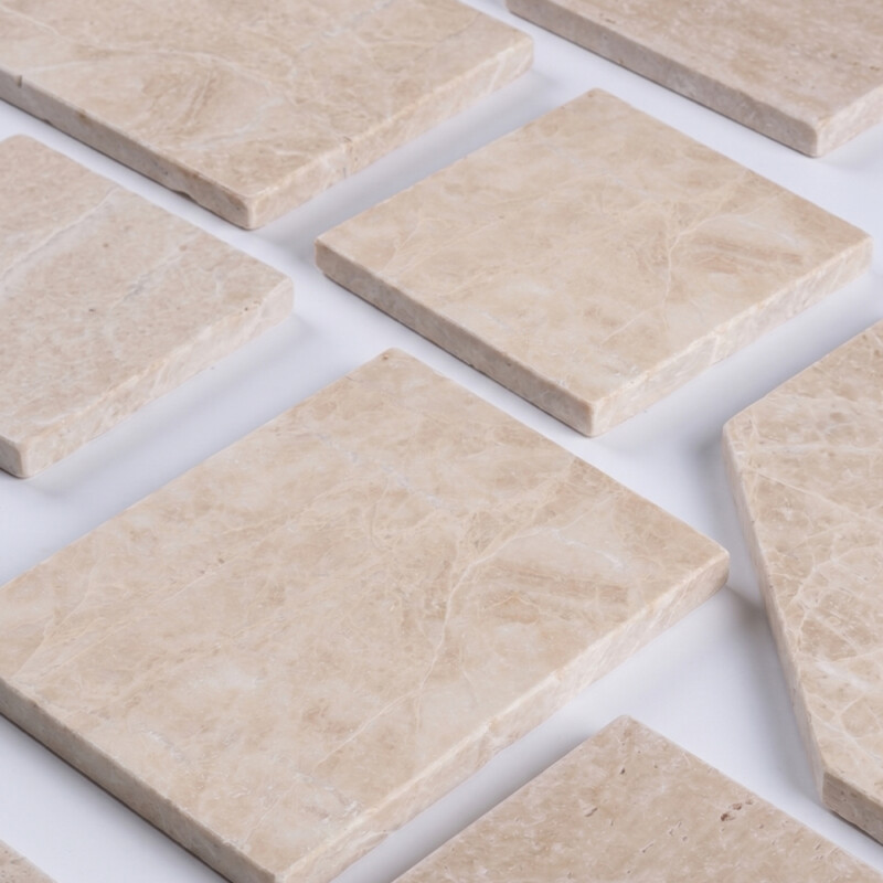Cappuccino Tumbled Marble Tiles 3×6