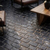 Iris Black Tumbled Marble Tiles 3×6 (TL21483)