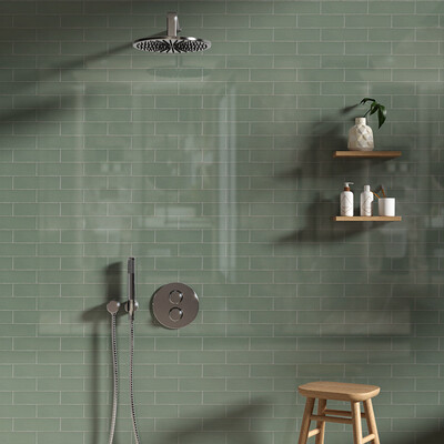 Perfect Road Glossy  Thin Brick Tile 2 1/8×7 1/2 (TL60034)