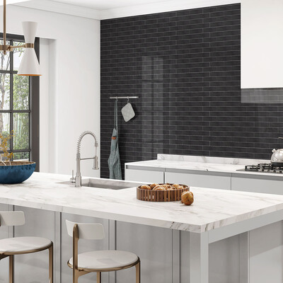 Perfect Storm Glossy  Thin Brick Tile 2 1/8×7 1/2 (TL60048)