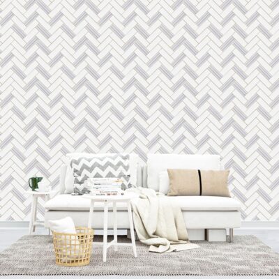 Mashiro Plain Ceramic Tile 2 1/4×7 3/8 (TL61065) Mashiro Strided Ceramic Wall Decos 2 1/4×7 3/8 (TL61066)
