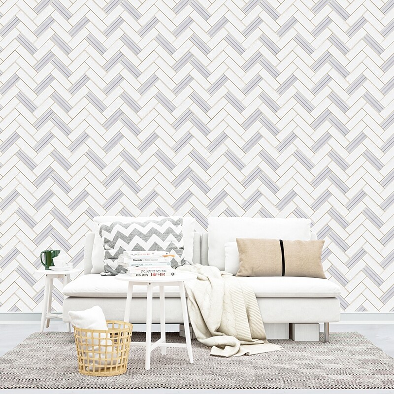 Mashiro Plain Ceramic Tile 2 1/4×7 3/8 (TL61065) Mashiro Strided Ceramic Wall Decos 2 1/4×7 3/8 (TL61066)
