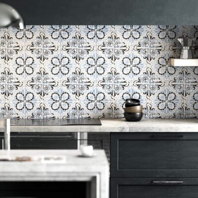 Palena 2 Square 3/4 Glazed  Glazed Terracotta Tile 6×6 (TL80113)