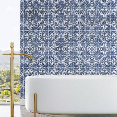 Sintra 2 Square 1/2 Glazed Ceramic Tile 6×6 (TL80130)