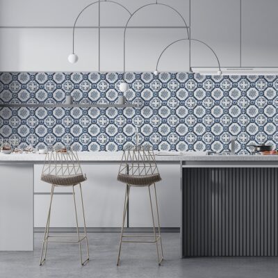 Sintra 3 Square 1/2 Glazed Ceramic Tile 6×6 (TL80131)