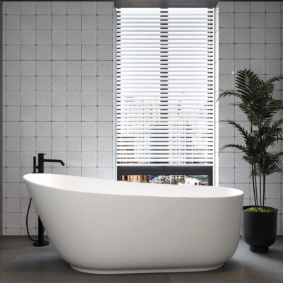 Zuni 3 Square 1/2   Glazed Terracotta Tile 6×6 (TL80186)