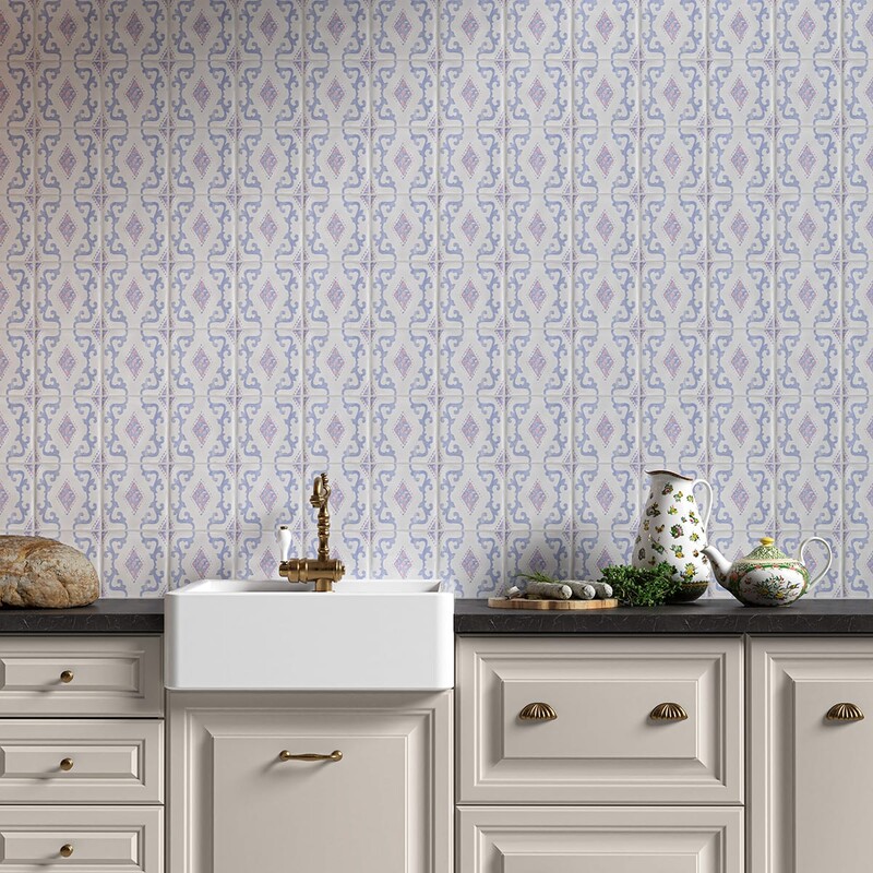 Indigo Wash India Glossy Glazed Terracotta Tiles 6×6