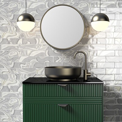 Saturn Glossy Subway Ceramic Tile 3×9 (TL80432)