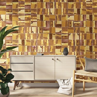 Flame Flower Matte Ceramic Tile 6×6 (TL80537)