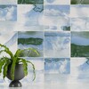 Mist Flower Matte Ceramic Tiles 6×6
