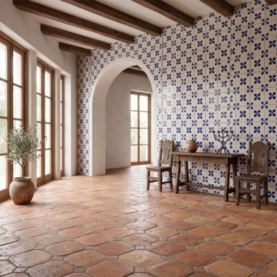 Глянцевая керамическая плитка Roussillon 6×6