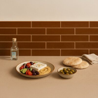 Hickory Glossy  Thin Brick Tiles 2 1/4×7 7/8 (TL80570)