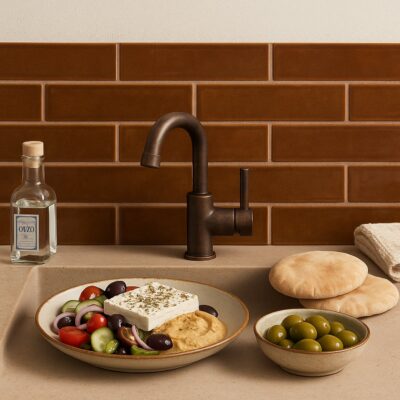 Hickory Glossy  Thin Brick Tiles 2 1/4×7 7/8 (TL80570)