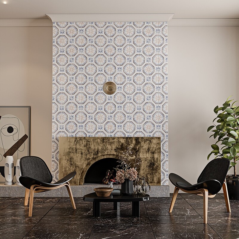 Star Turn Matte Glazed Terracotta Tiles 6×6