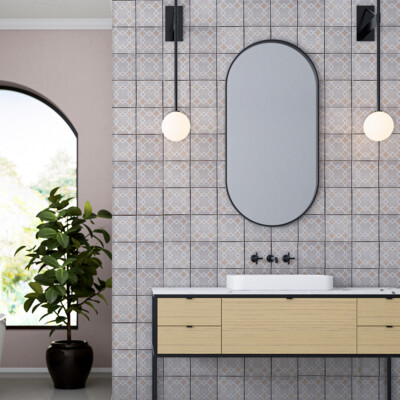 Shadow Step Matte  Glazed Terracotta Tile 6×6 (TL80655)