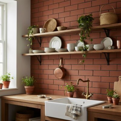 Hand Made Matte  Terracotta Tile 2×8 (TL80738)