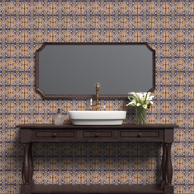 Tintoretto Glossy  Terracotta Tile 6×6 (TL80751)