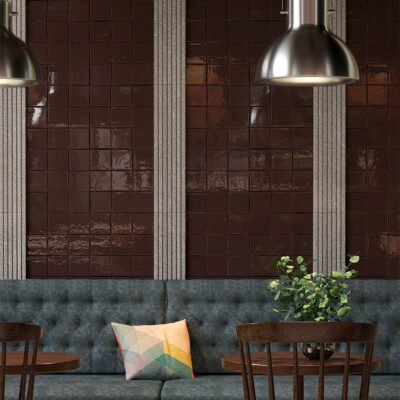 Iris Black Leather Ethan Marble Tile 6×24 (ML01103)