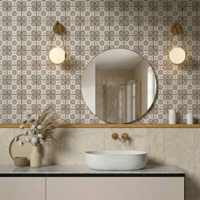 Cercle Matte Glazed Terracotta Tiles 6×6 (TL80787) Room Scene Image