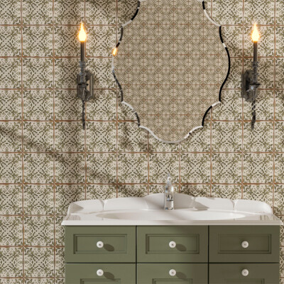 Daphne Matte  Glazed Terracotta Tile 6×6 (TL80790)