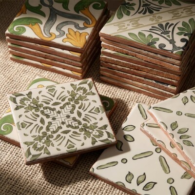 Daphne Matte Glazed Terracotta Tiles 6×6 (TL80790) Lisbon Matte Glazed Terracotta Tiles 6×6 (TL80904) Tavira Matte Glazed Terracotta Tiles 6×6 (TL80909) Abode Matte Glazed Terracotta Tiles 6×6 (TL80915) Room Scene Image