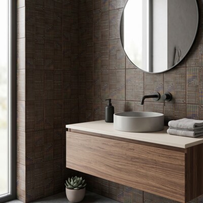 Broadway Semi Matte Glazed Terracotta Tiles 4×8 (TL80792) Room Scene Image